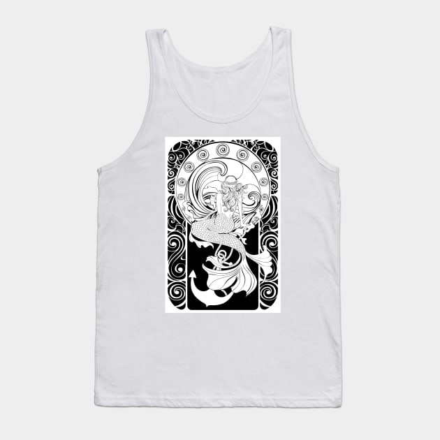 Mermaid luring sailors Tank Top by AnnArtshock